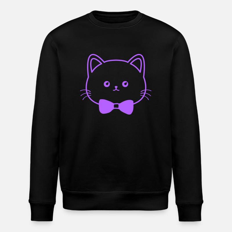 Chat mignon - Sweat bio ROLLER Stanley/Stella Unisexe - noir
