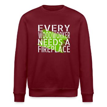 quote arboriculture sabrina carpenter tshirts - Stanley/Stella Unisex Bio-Sweatshirt ROLLER - Burgunderrot - Vorne - Nik (191cm)