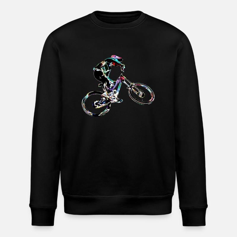 vtt descente - Sweat bio ROLLER Stanley/Stella Unisexe - noir