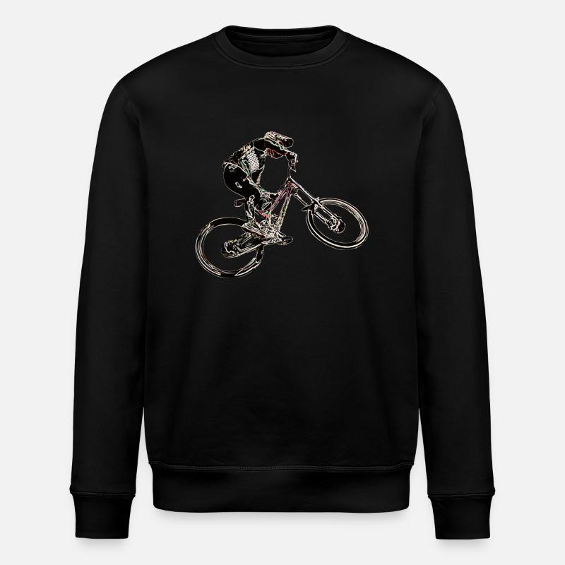 vtt descente - Sweat bio ROLLER Stanley/Stella Unisexe - noir
