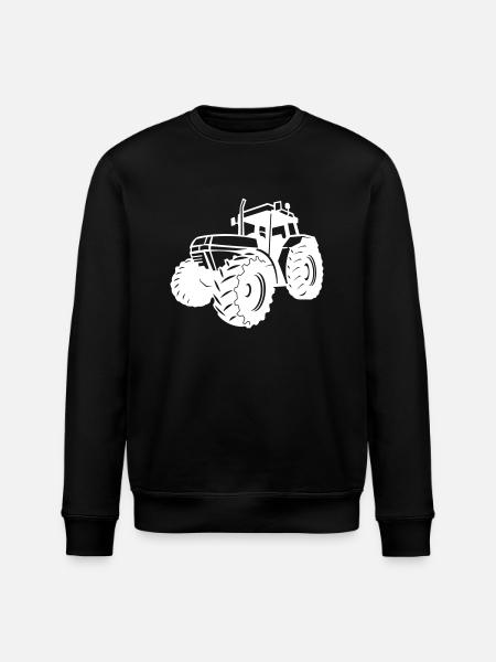 traktor 001 - Stanley/Stella Unisex Bio-Sweatshirt ROLLER - Schwarz