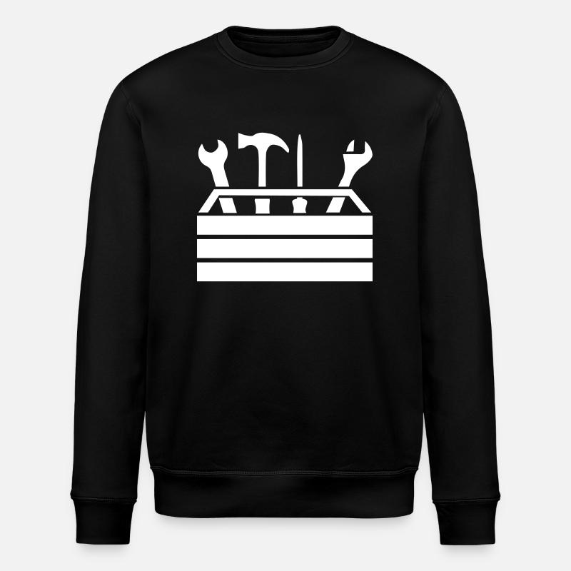 Tools Workshop Toolbox 1 - Stanley/Stella ROLLER Unisex Organic Sweatshirt - black