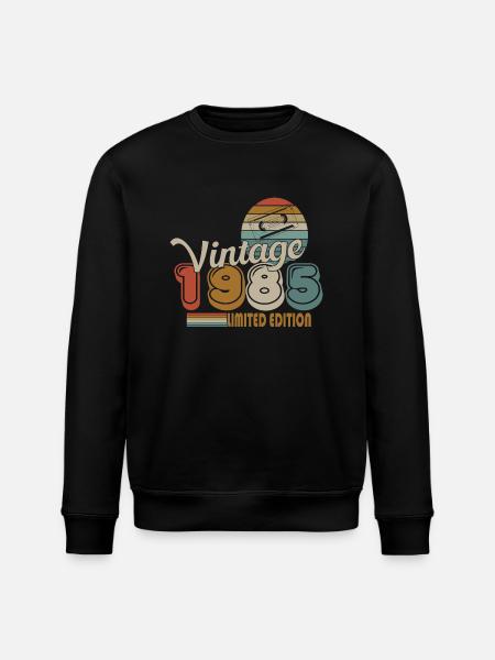 1985 - Stanley/Stella Unisex Bio-Sweatshirt ROLLER - Schwarz