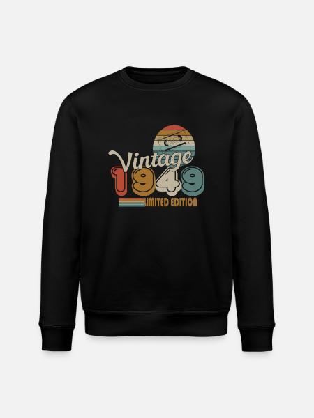 1949 - Stanley/Stella Unisex Bio-Sweatshirt ROLLER - Schwarz
