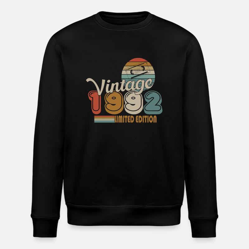 1992 - Stanley/Stella Unisex Bio-Sweatshirt ROLLER - Schwarz