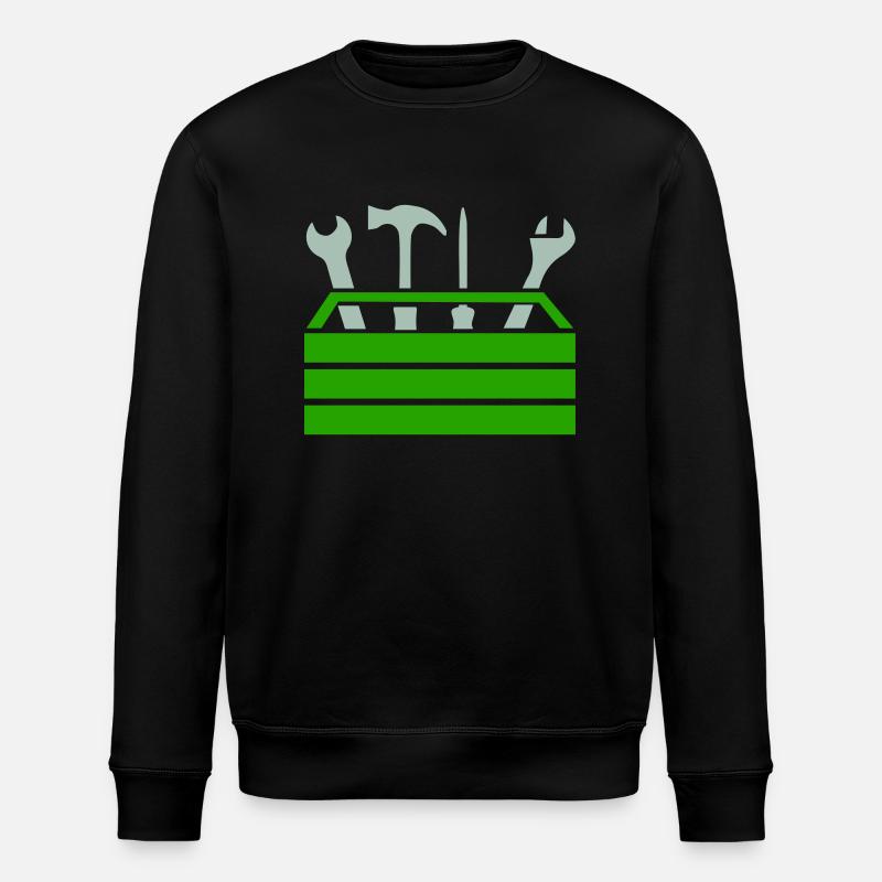 Tool Workshop Tool Box - Stanley/Stella ROLLER Unisex Organic Sweatshirt - black