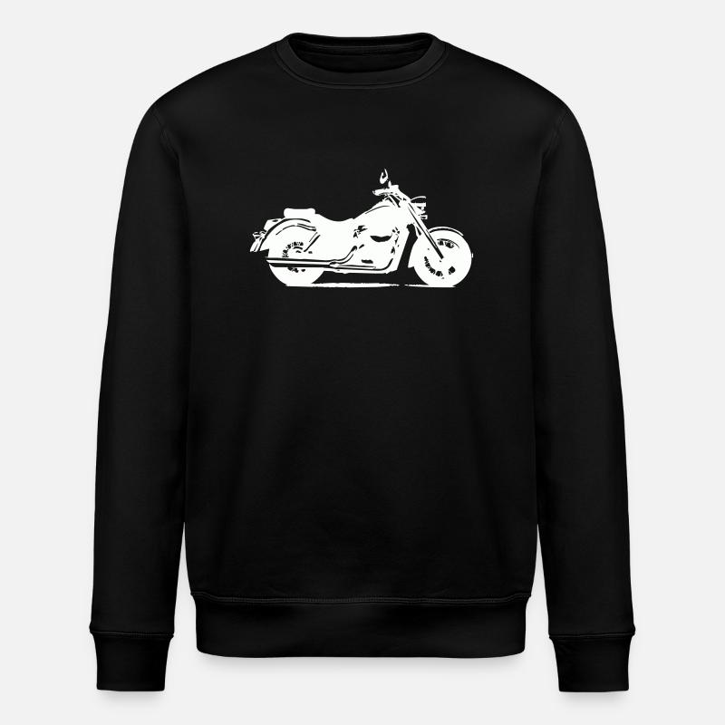 Motorrad - Stanley/Stella Unisex Bio-Sweatshirt ROLLER - Schwarz