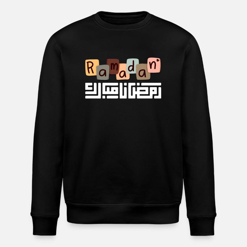 Ramadan Mubarak - Stanley/Stella ROLLER Unisex Organic Sweatshirt - black