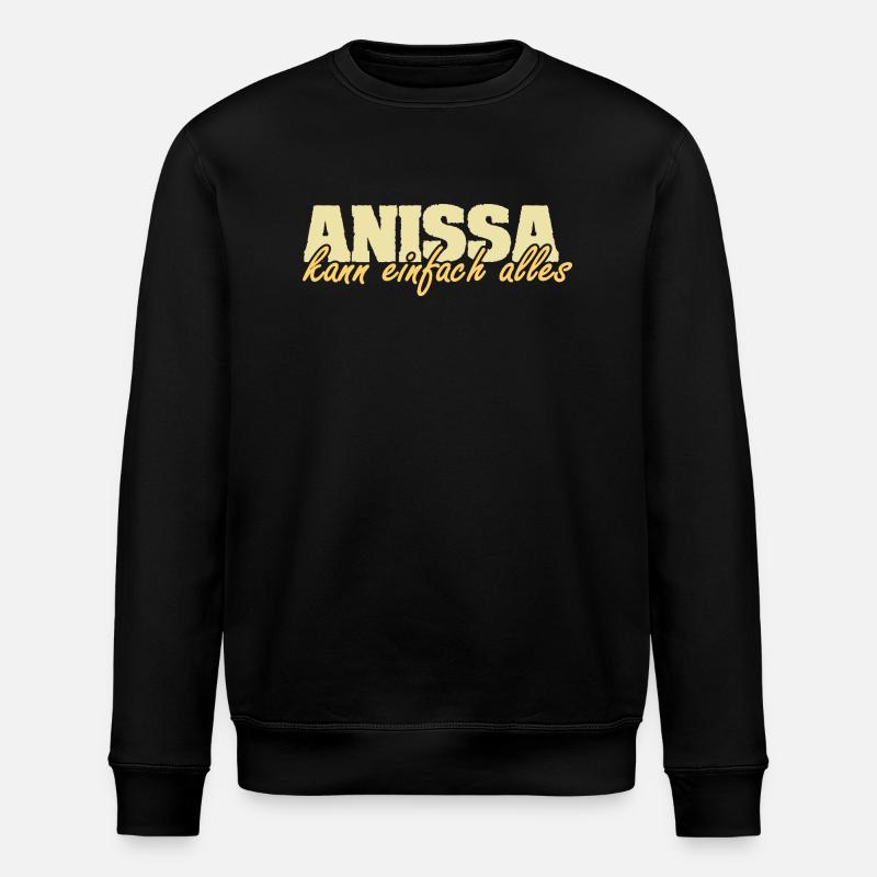 Cadeau pour Anissa - Sweat bio ROLLER Stanley/Stella Unisexe - noir