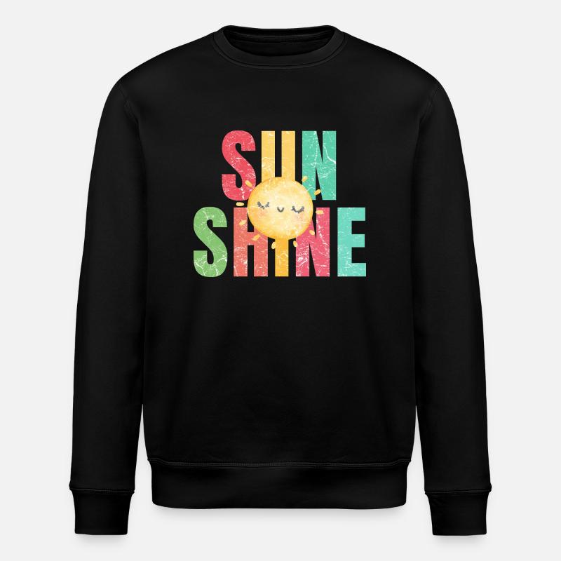 Sun shine retro été vacances - Sweat bio ROLLER Stanley/Stella Unisexe - noir