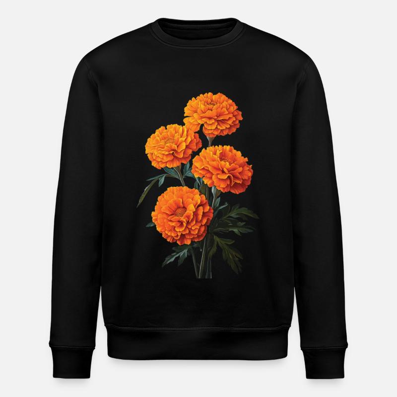 Ringelblume - Stanley/Stella Unisex Bio-Sweatshirt ROLLER - Schwarz