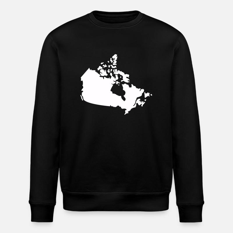 Canada Country - Stanley/Stella ROLLER Unisex Organic Sweatshirt - black