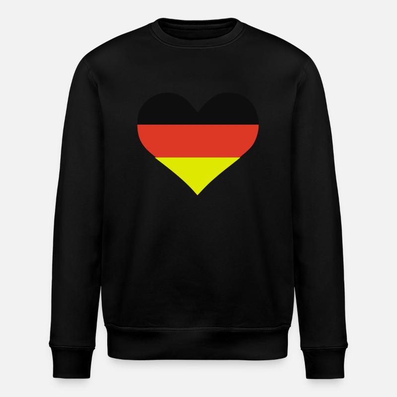 Deutschland - Stanley/Stella Unisex Bio-Sweatshirt ROLLER - Schwarz