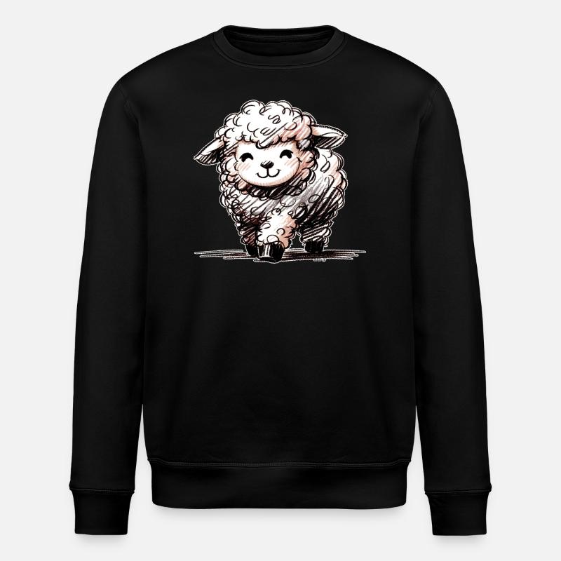 Lamb - Stanley/Stella ROLLER Unisex Organic Sweatshirt - black