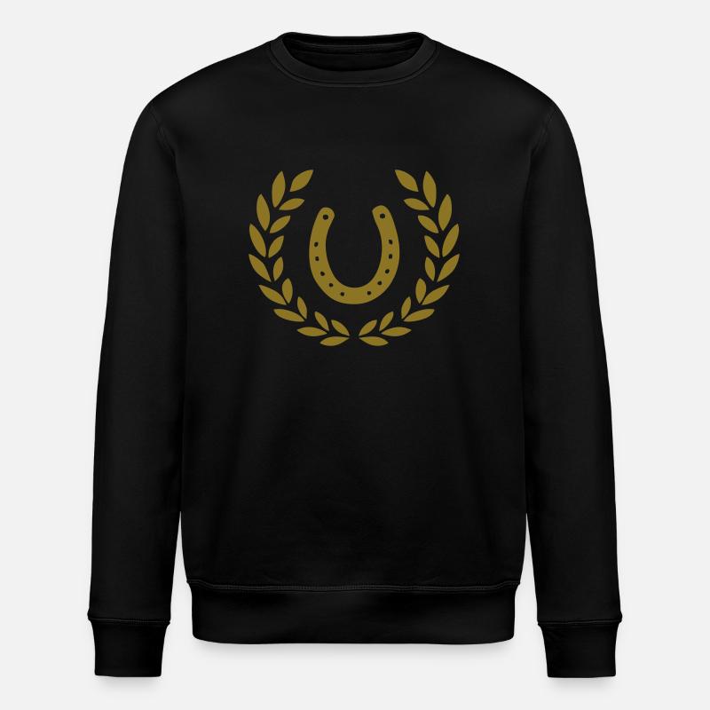 Fers à cheval - Sweat bio ROLLER Stanley/Stella Unisexe - noir