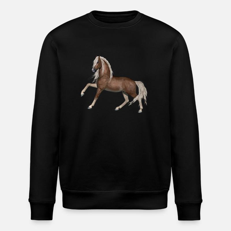 Cheval - Sweat bio ROLLER Stanley/Stella Unisexe - noir