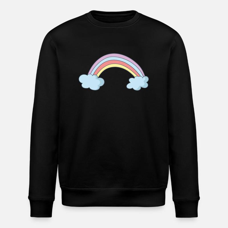 Arc-en-ciel - Sweat bio ROLLER Stanley/Stella Unisexe - noir