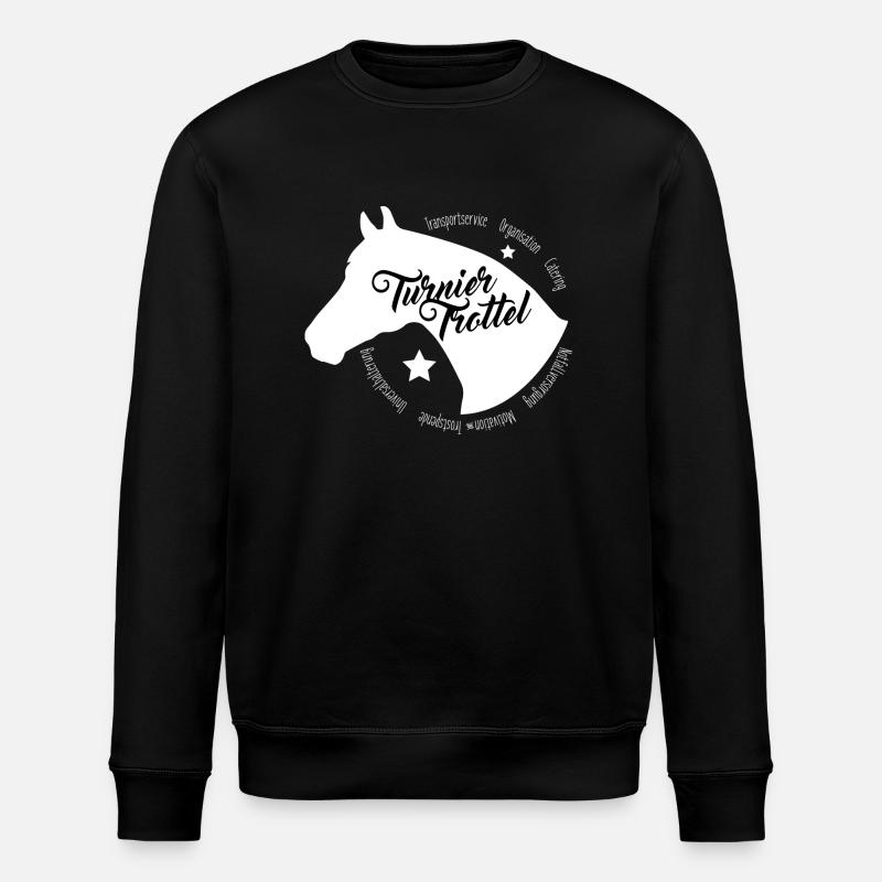Turniertrottel - Stanley/Stella Unisex Bio-Sweatshirt ROLLER - Schwarz