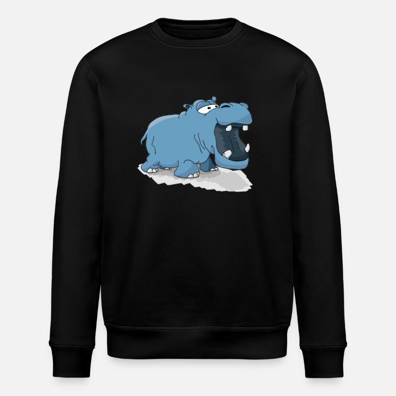 Nielpferd - Stanley/Stella Unisex Bio-Sweatshirt ROLLER - Schwarz