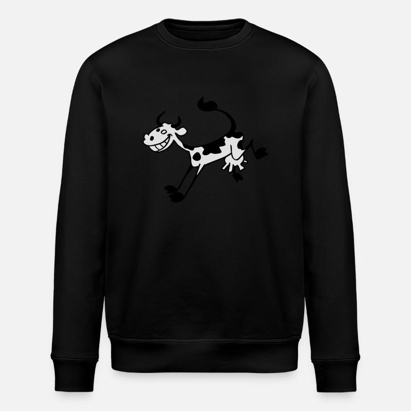 Ah la vache - Sweat bio ROLLER Stanley/Stella Unisexe - noir