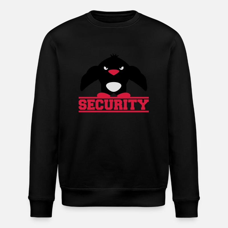 Security Muscle Penguin - Sweat bio ROLLER Stanley/Stella Unisexe - noir