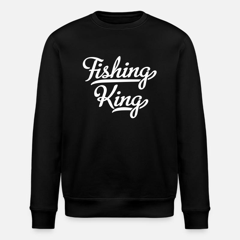 Angeln - Stanley/Stella Unisex Bio-Sweatshirt ROLLER - Schwarz