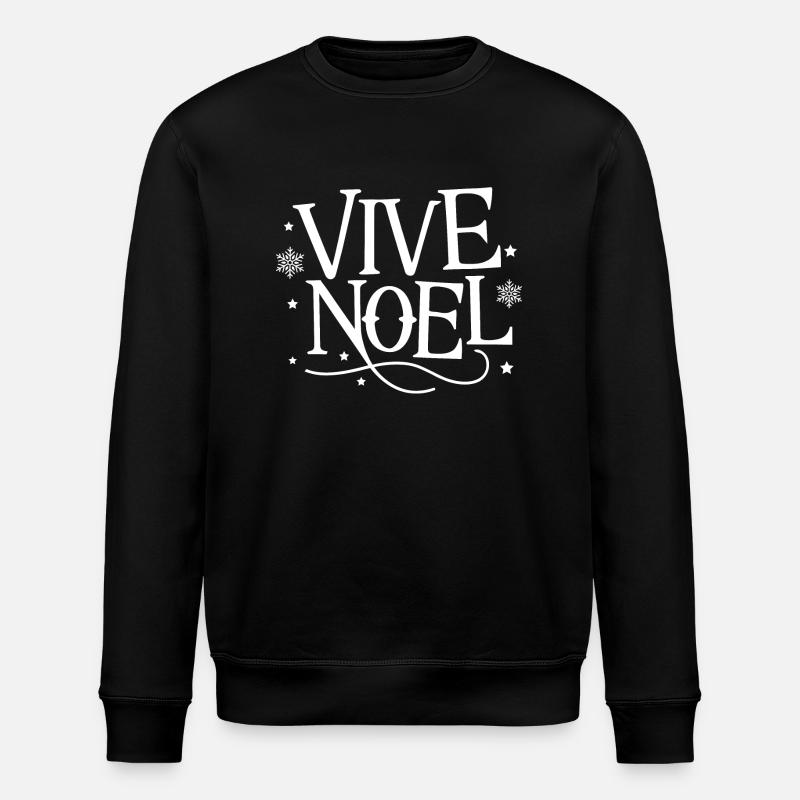 Vive Noël - Sweat bio ROLLER Stanley/Stella Unisexe - noir
