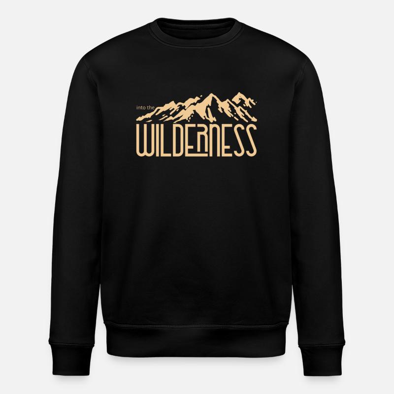 Dans la nature sauvage - Sweat bio ROLLER Stanley/Stella Unisexe - noir