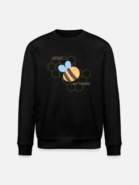 BEE MY FRIEND - Stanley/Stella Unisex Bio-Sweatshirt ROLLER - Schwarz