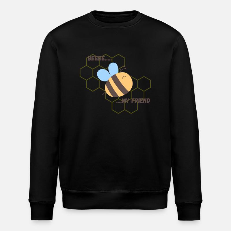 BEE MY FRIEND - Stanley/Stella Unisex Bio-Sweatshirt ROLLER - Schwarz