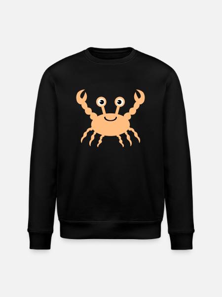crab - Stanley/Stella Unisex Bio-Sweatshirt ROLLER - Schwarz