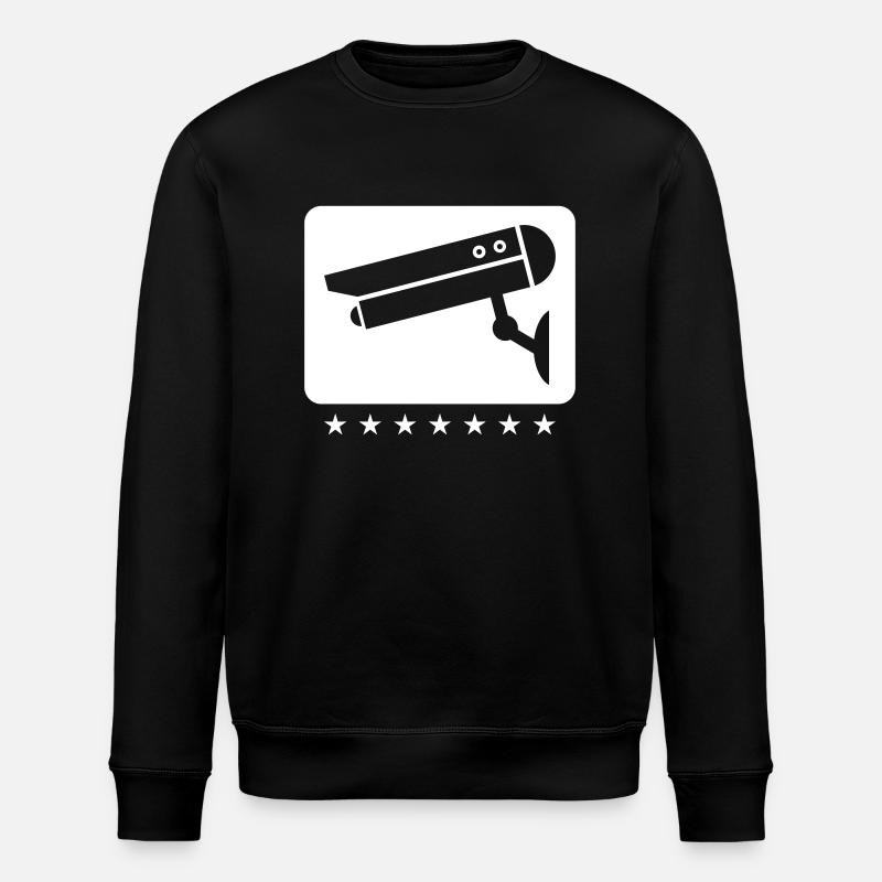 Camera Icon - Stanley/Stella ROLLER Unisex Organic Sweatshirt - black
