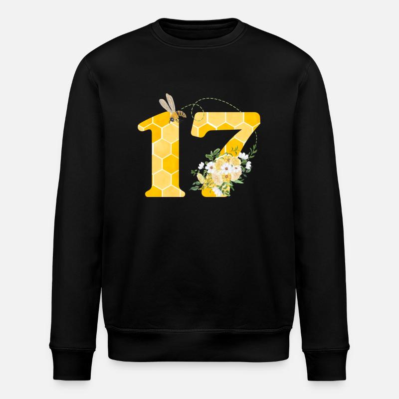 17e anniversaire abeille - Sweat bio ROLLER Stanley/Stella Unisexe - noir