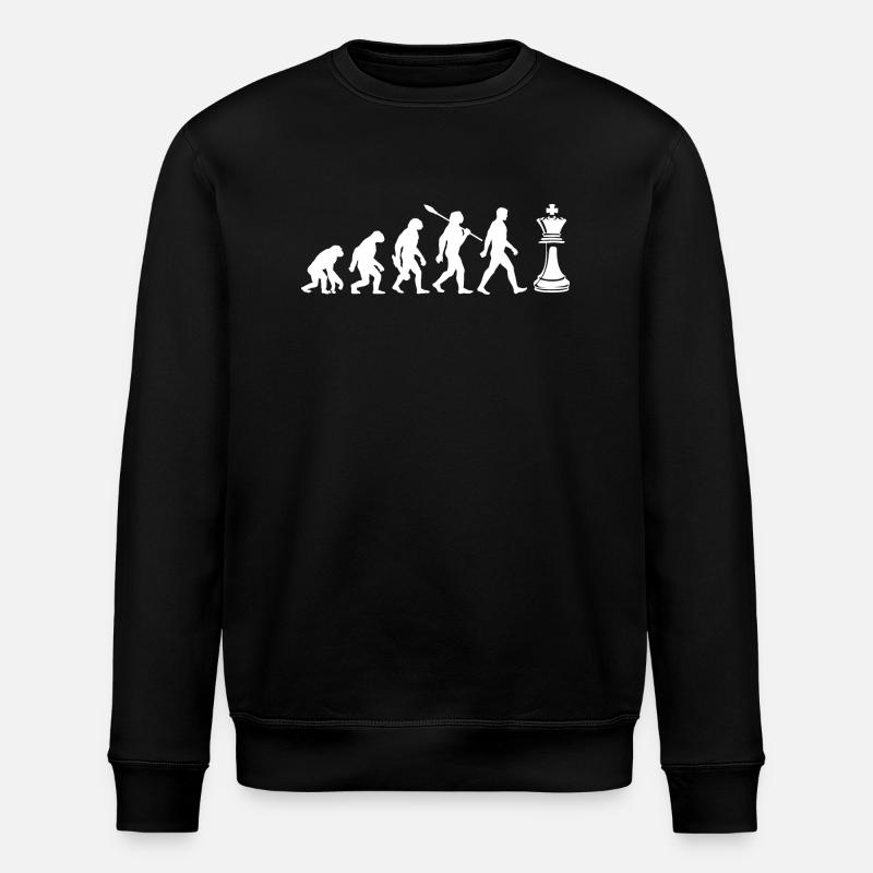 Evolution - Échecs - Joueurs d’échecs - Sweat bio ROLLER Stanley/Stella Unisexe - noir