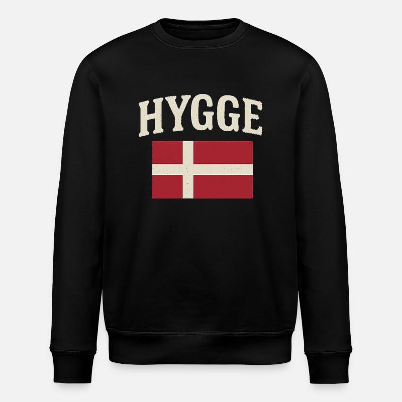 Hygge - Stanley/Stella Unisex Bio-Sweatshirt ROLLER - Schwarz