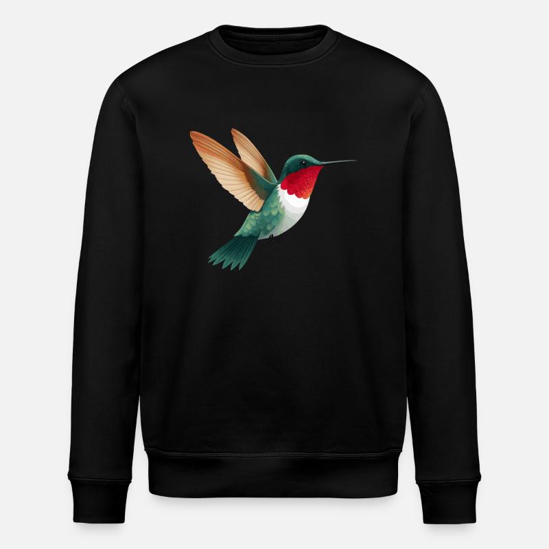Kolibri - Stanley/Stella Unisex Bio-Sweatshirt ROLLER - Schwarz