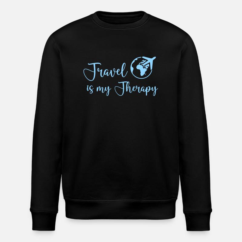 Le voyage est ma thérapie - Sweat bio ROLLER Stanley/Stella Unisexe - noir