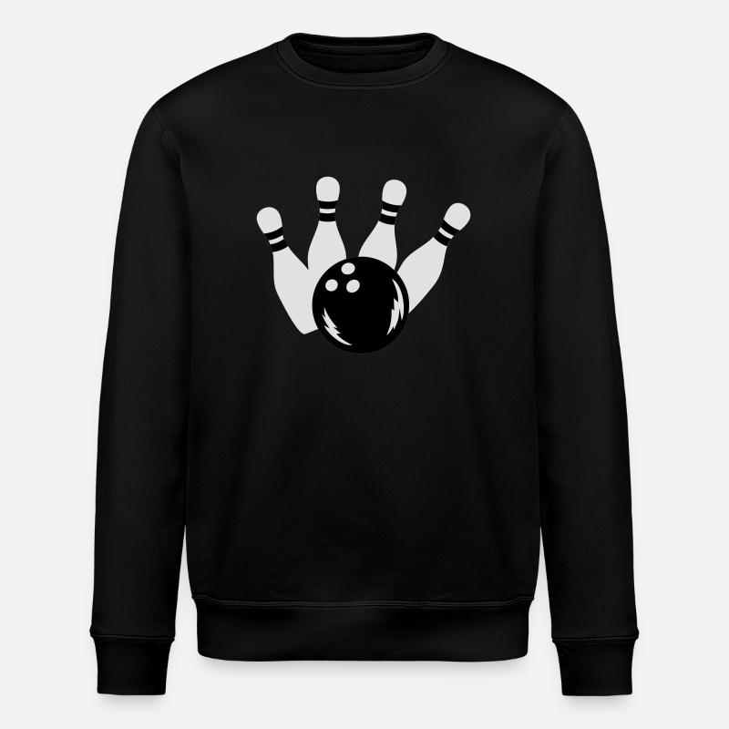 Bowling - Stanley/Stella Unisex Bio-Sweatshirt ROLLER - Schwarz