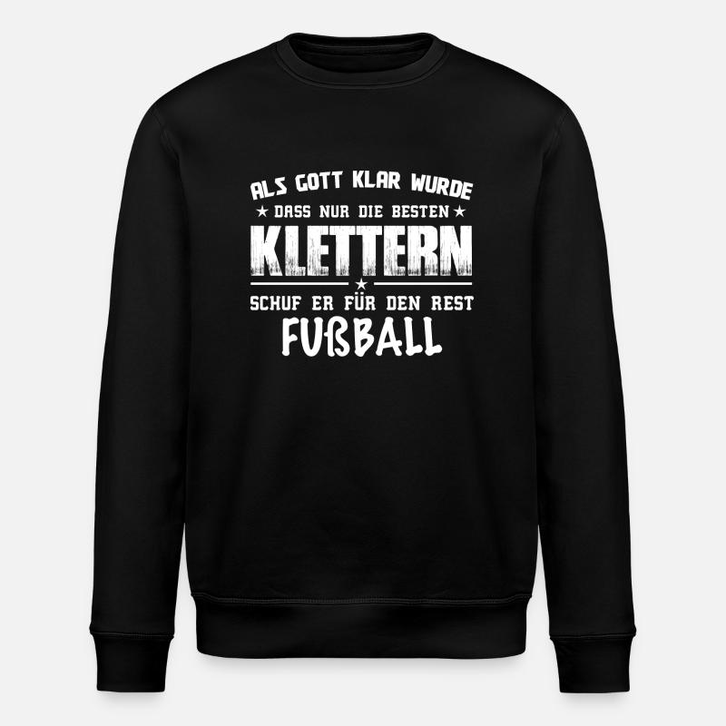 Klettern - Stanley/Stella Unisex Bio-Sweatshirt ROLLER - Schwarz
