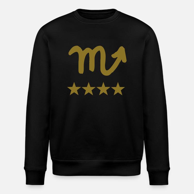 Skorpion - Sternzeichen - Stanley/Stella Unisex Bio-Sweatshirt ROLLER - Schwarz