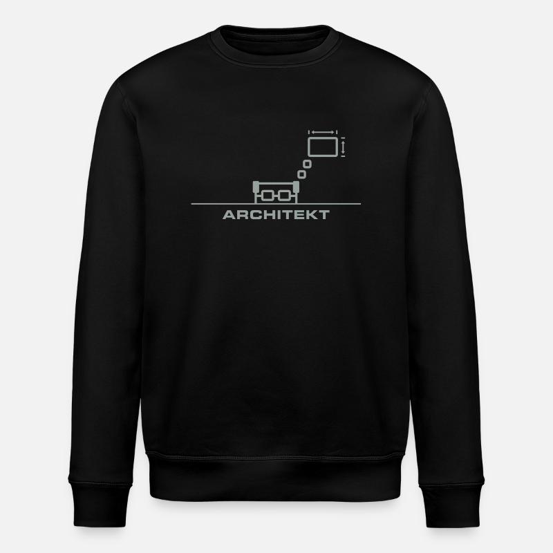 Architect - Stanley/Stella ROLLER Unisex Organic Sweatshirt - black