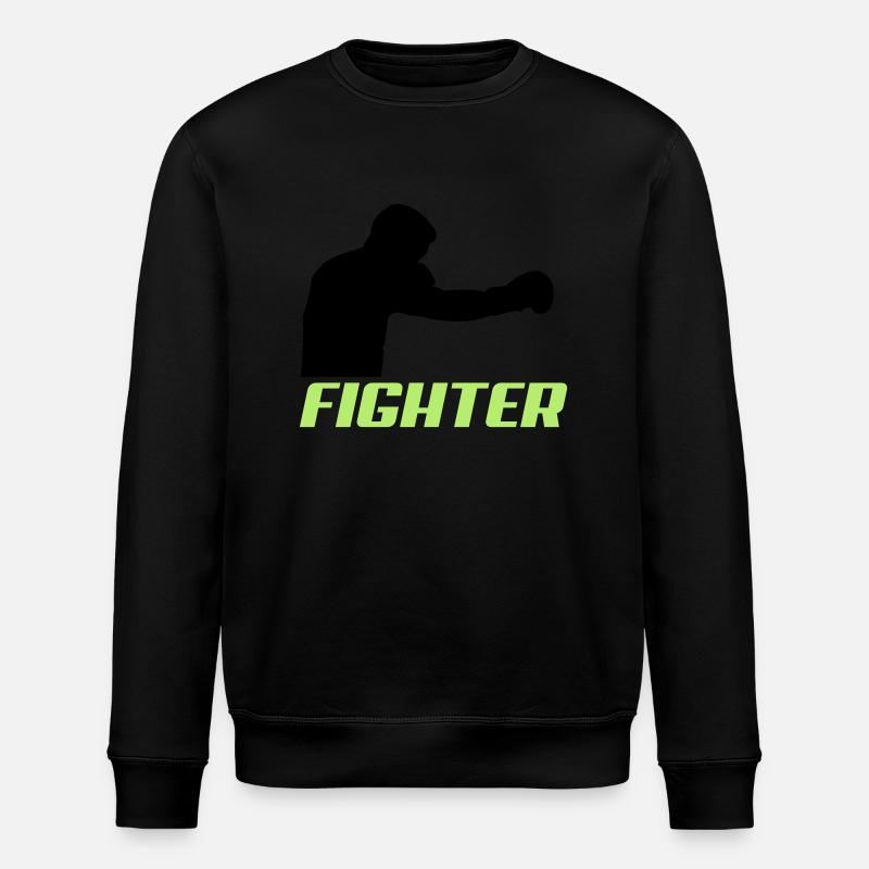 fighter2 - Stanley/Stella Unisex Bio-Sweatshirt ROLLER - Schwarz