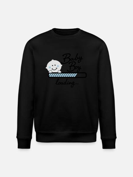 Baby Boy loading... - Stanley/Stella Unisex Bio-Sweatshirt ROLLER - Schwarz