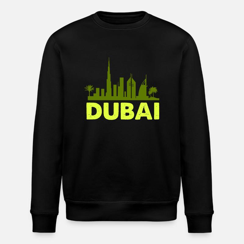 Dubai Skyline 02 - Stanley/Stella ROLLER Unisex Organic Sweatshirt - black