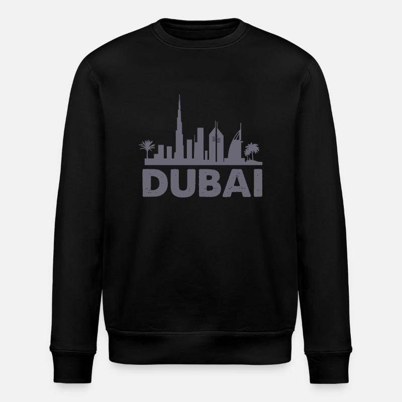 Ligne d’horizon de Dubaï - Sweat bio ROLLER Stanley/Stella Unisexe - noir