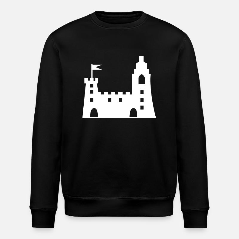 castle - Stanley/Stella ROLLER Unisex Organic Sweatshirt - black