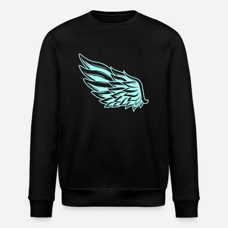 flügel 1 - Stanley/Stella Unisex Bio-Sweatshirt ROLLER - Schwarz