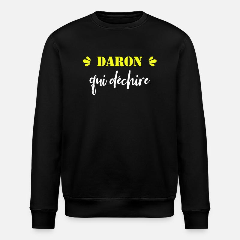 Daron Who's Ripping - Stanley/Stella ROLLER Unisex Organic Sweatshirt - black