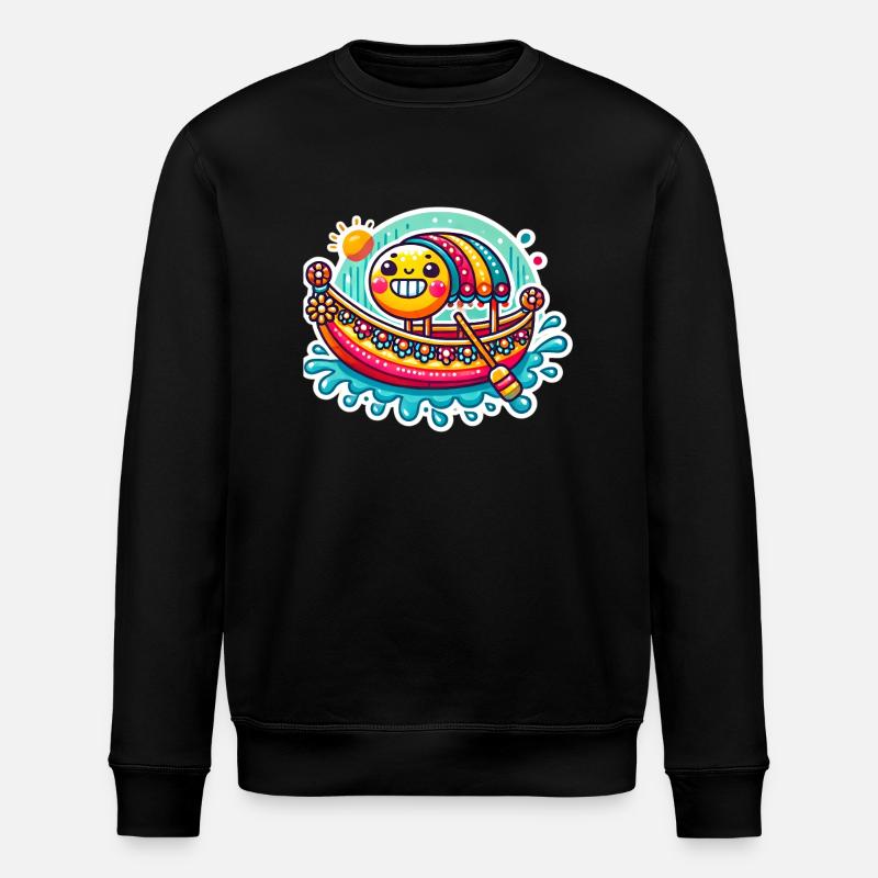 spreekahn - Stanley/Stella Unisex Bio-Sweatshirt ROLLER - Schwarz