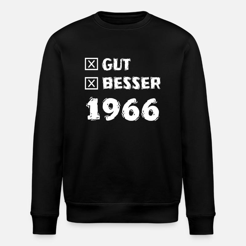 1966 - Stanley/Stella ROLLER Unisex Organic Sweatshirt - black